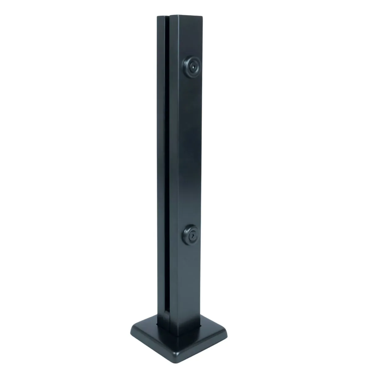 Coluna Torre 2 Furos 30cm Preta